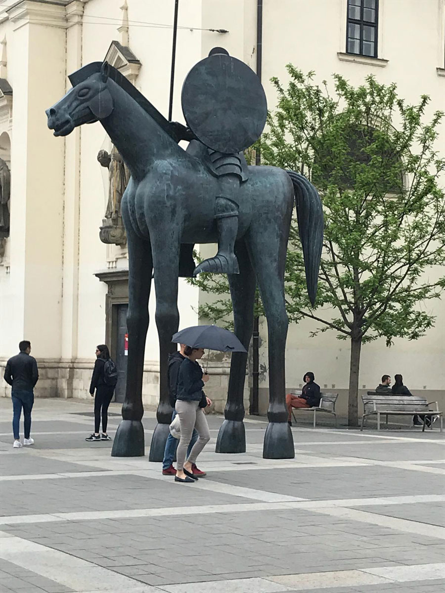 Reiterstatue des Markgrafen Jobst von Luxemburg
