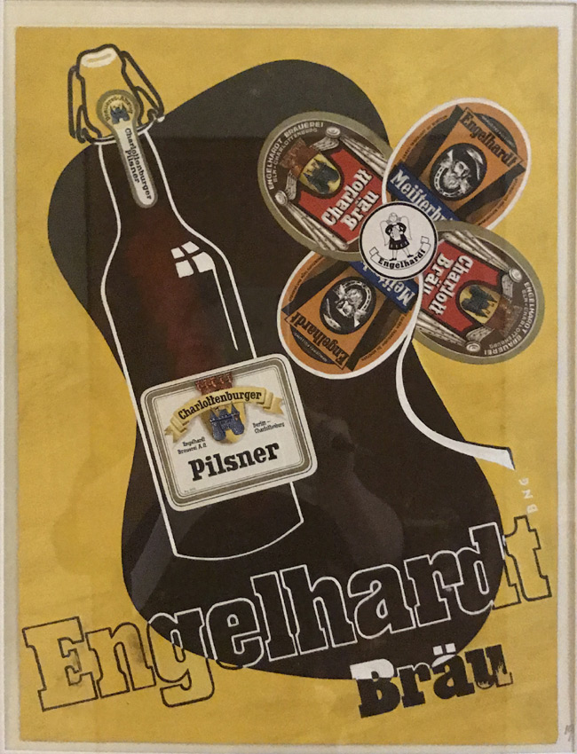 Werbeplakat von Cavon 1936 Titel "Langbräu"