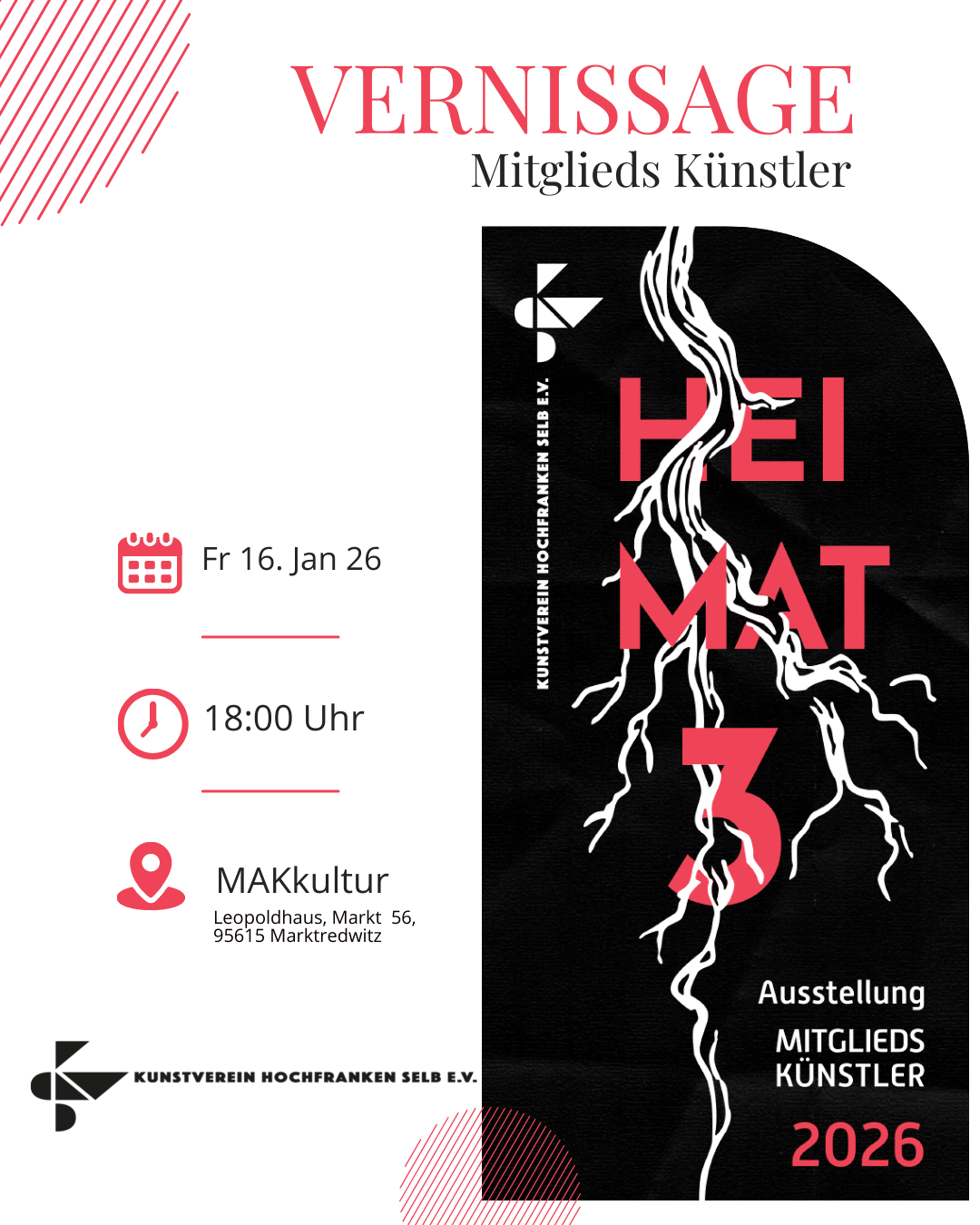 HEIMAT 3 Ausstellung der Mitglieds Künstler